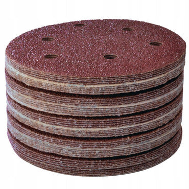 50 - osaline Liivapaberikomplekt Ø125mm, Karedus 36 – Takjakinnitusega - Ostuklikk