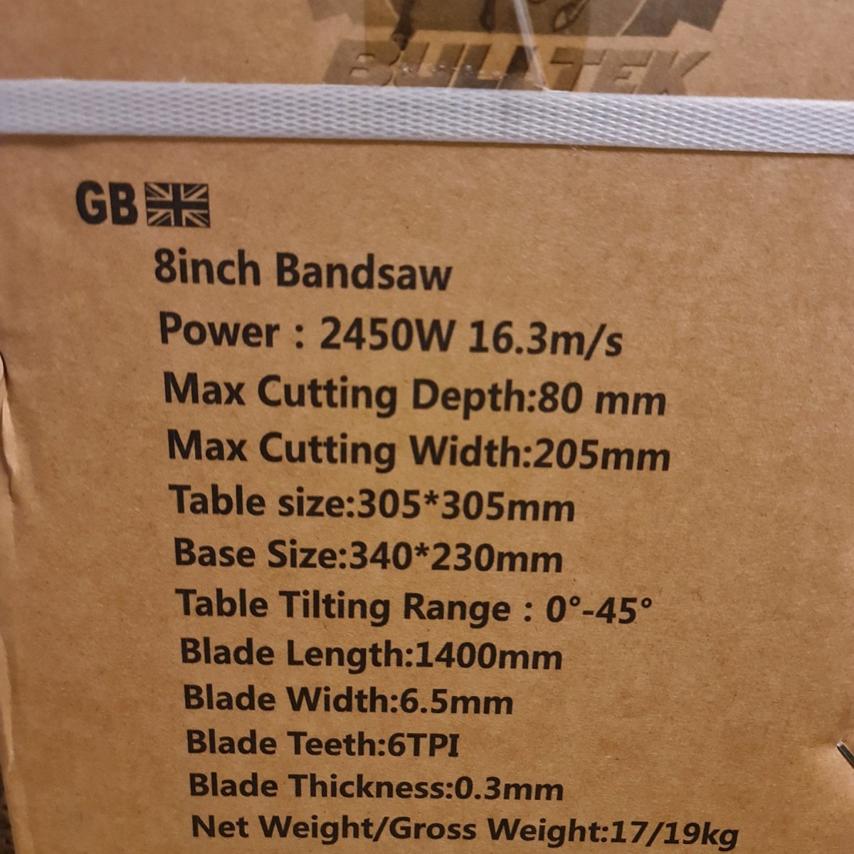 8″ lintsaag – 2450 W, 80 mm lõikesügavus, 0–45° kallutus - Ostuklikk