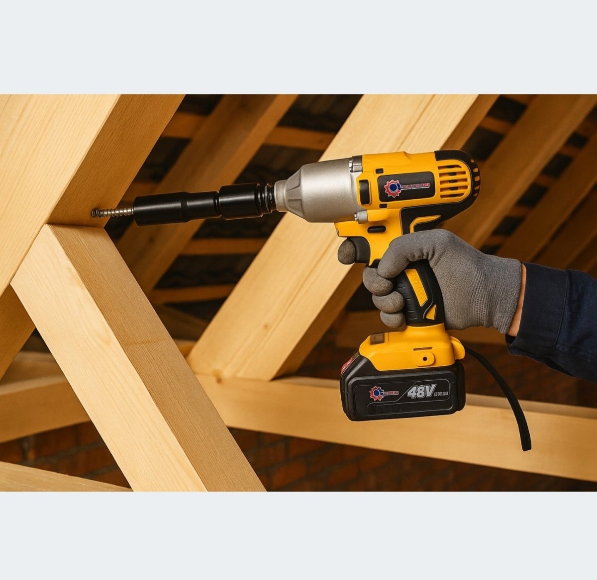 Aku löökmutrikeeraja 1/2", 48V, 380 Nm – komplekt 2 akuga + kohver - Ostuklikk