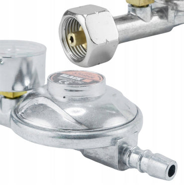 Black 11 kg gaasiballooni reduktor manomeetriga 37 mbar - Ostuklikk