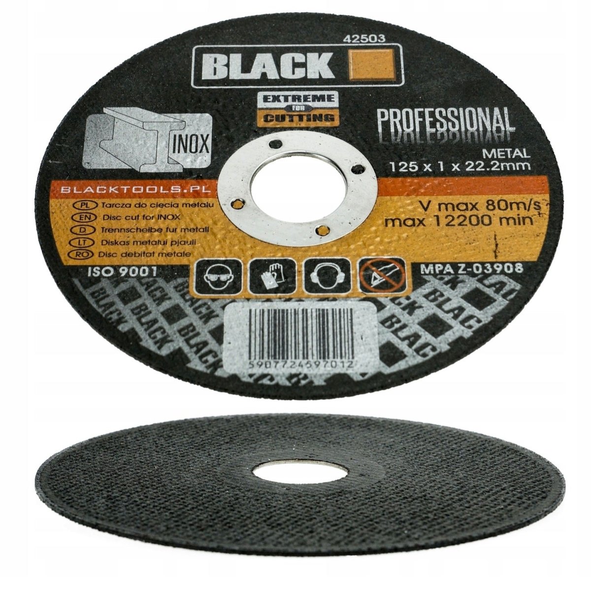 Black 42503 metallilõikeketas 125×1×22,2 mm (25 tk) - Ostuklikk