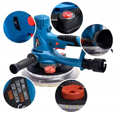 BLACK`i 2200W LED Kipsplaadilihvija – 6 tasuta lihvpaberit - Ostuklikk