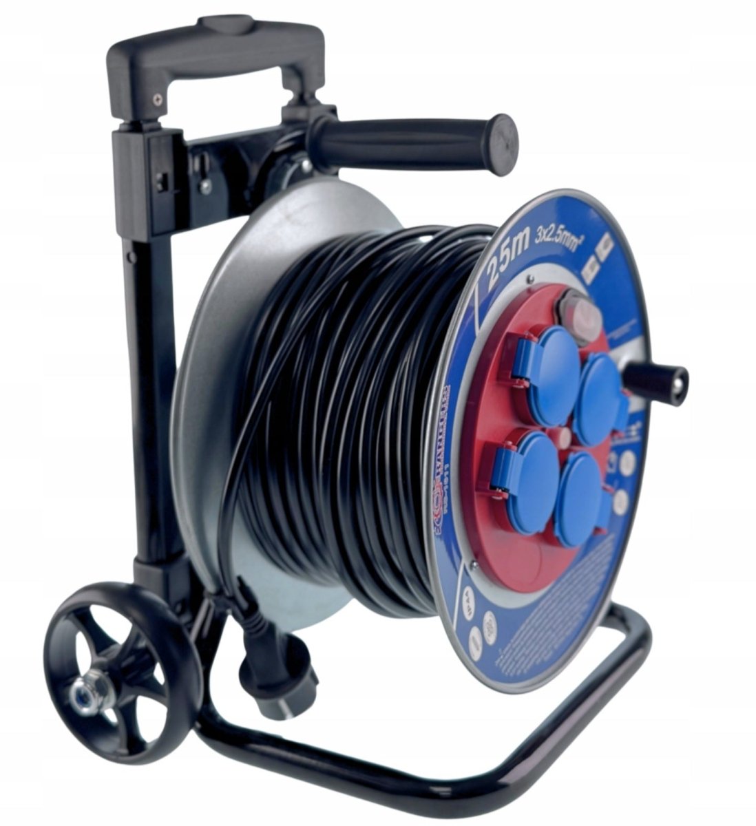 Ehitus - /aianduspikendusjuhe trumlil 25 m, 3×2,5 mm², metalltrummel (IP44) - Ostuklikk