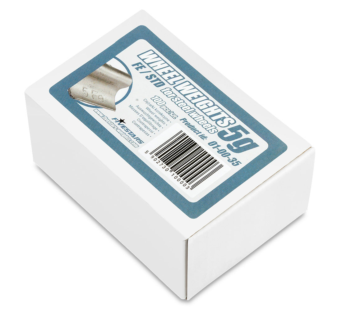 FiveStars klambriraskused terasveljele 5 g (Fe) – 100 tk