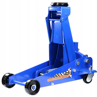 Hüdrauliline autotõstuk pöörlevate ratastega Black