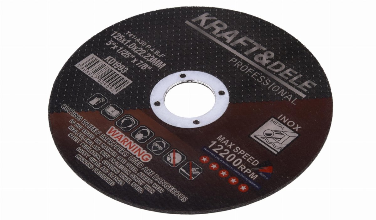 Metalli lõikeketas KD1993 – 125×1,0×22,23 mm (pakis 25 tk) - Ostuklikk