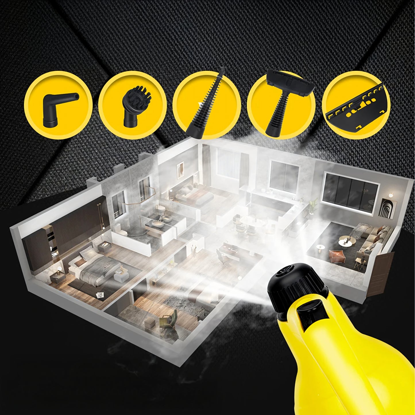 Aurupuhasti 1000 W – aurumopp + tarvikud (kuni 3 bar)