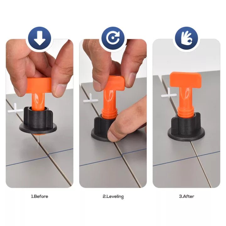 Plaatide Tasandamissüsteem 50 Osa - Korduvkasutatav - Ostuklikk