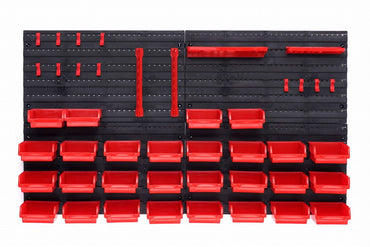 Töökoja tööriistapaneel KD11862 – 4 paneeli 47×27 cm + kandikud & konksud - Ostuklikk