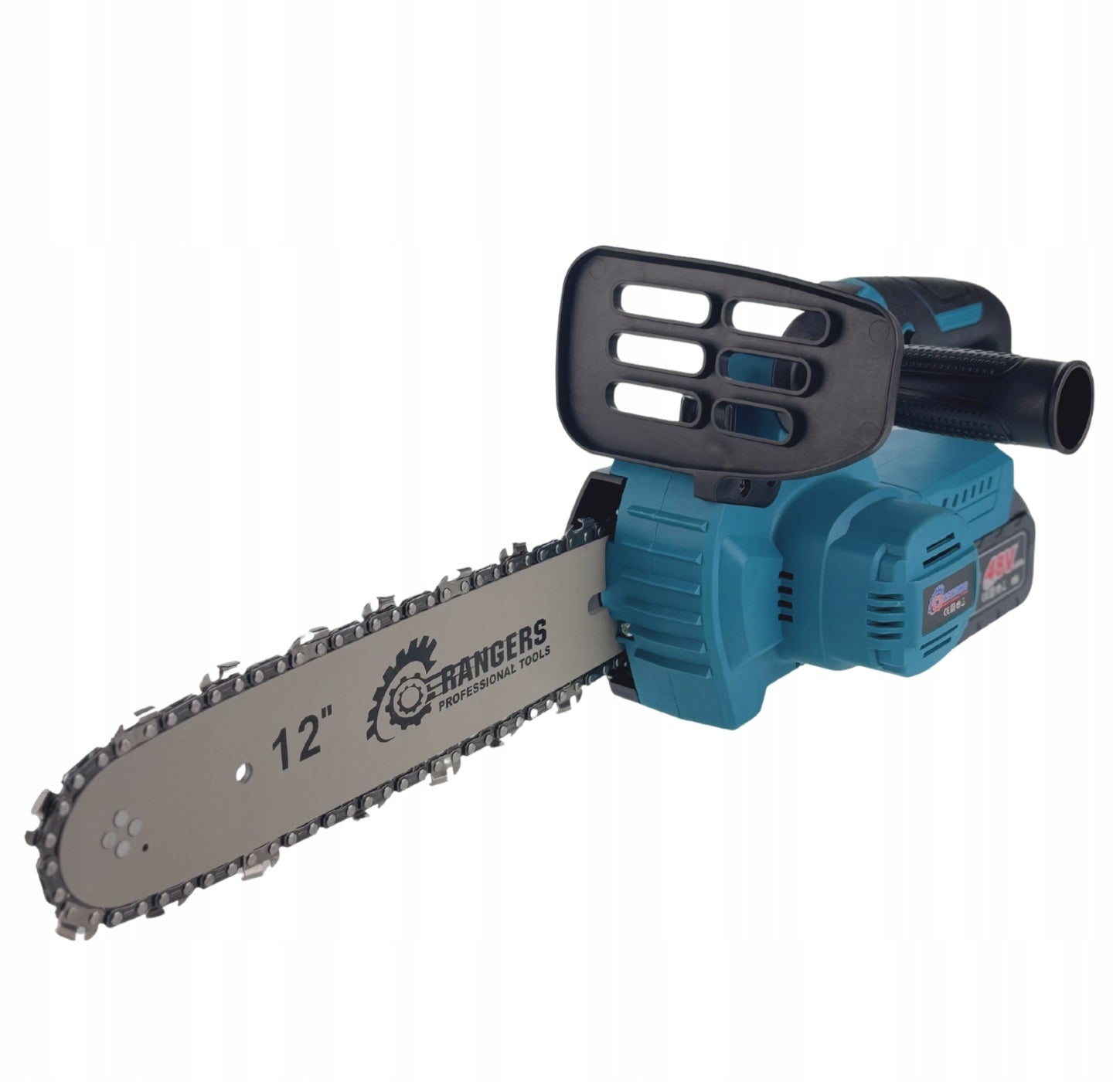 RANGERS juhtmeta kettsaag 12" 48V, 2×6Ah, harjadeta