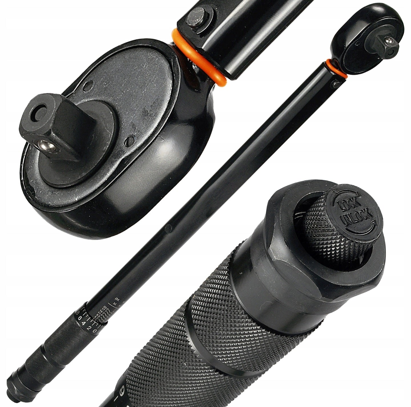 Black 1/2" momentvõti 28–210 Nm, 460 mm, CrMo/CrV