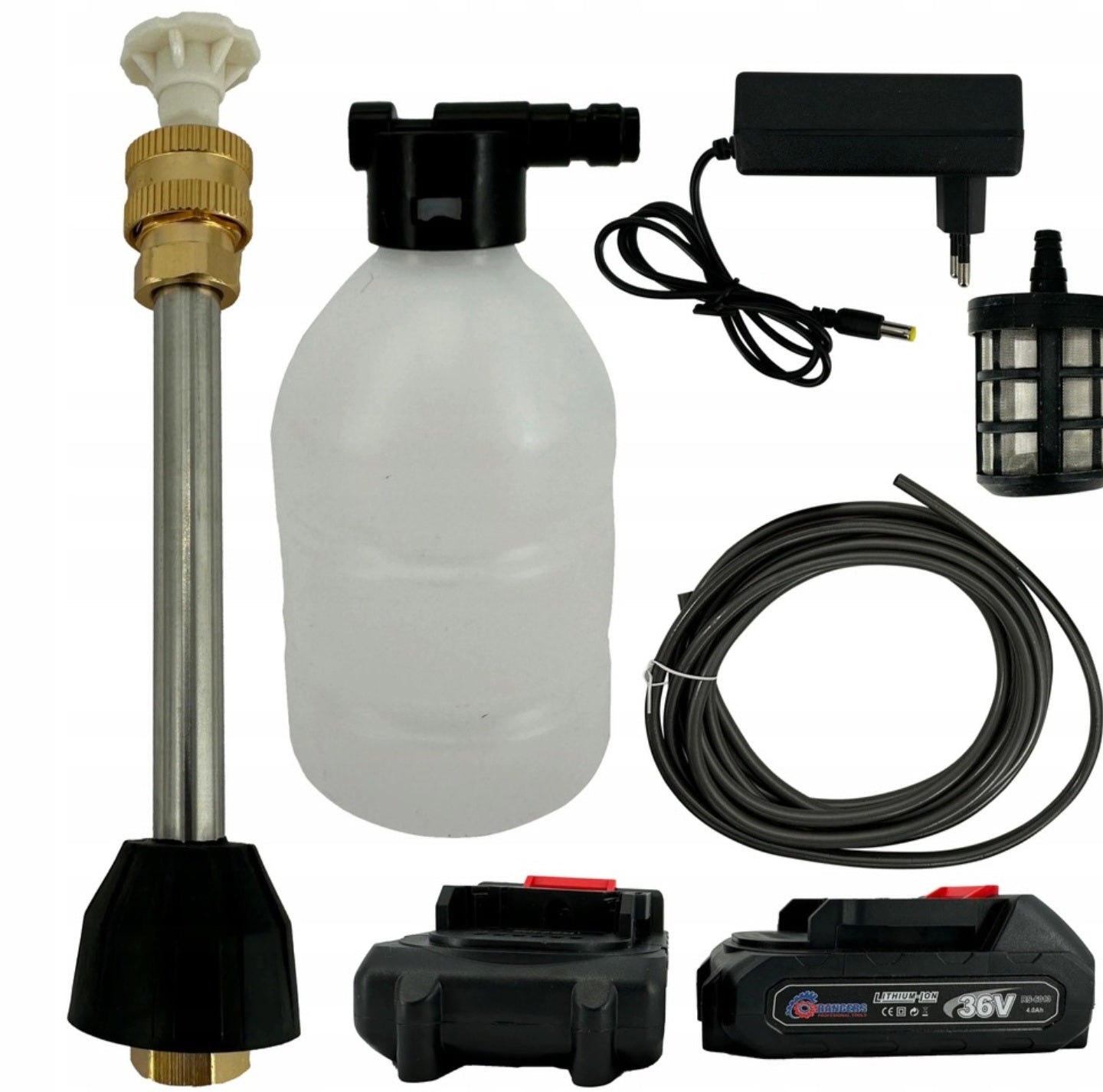 Akutoitega survepesur Rangers RS-6013 – 36 V, 4.0 Ah, kuni 60 bar (2 akut)