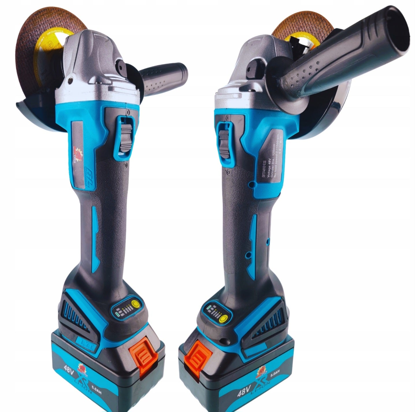 BULL-TECH BT5018XL 48V* 4-in-1 akukomplekt: kruvikeeraja, lööktrell, nühklihvija, mutrikeeraja
