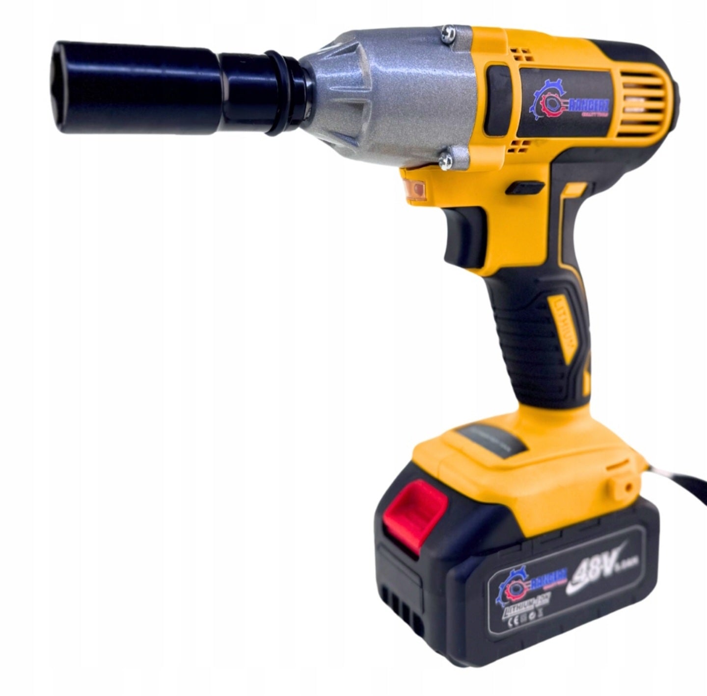 Aku löökmutrikeeraja 1/2", 48V, 380 Nm – komplekt 2 akuga + kohver