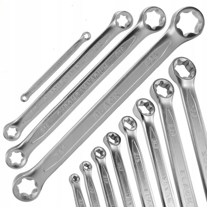 Võtmekomplekt 47 osa 6–32 mm – leht/silmus, TORX, C - tüüpi – BLACK, Cr - V - Ostuklikk