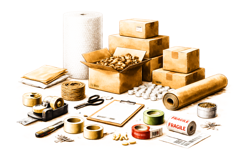 Packaging and Shipping