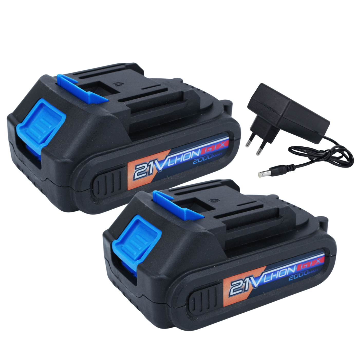 Juhtmevaba 21V 75BAR isetõmbav survepesuri komplekt 2x 2Ah akuga – Black