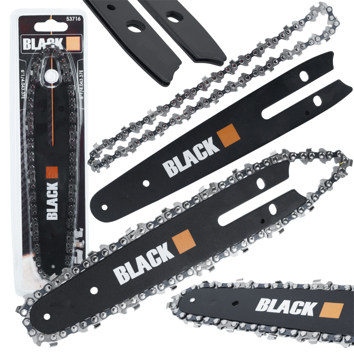 Guide Rail for Mini Cordless Pruning Saw with 6" Black Chain