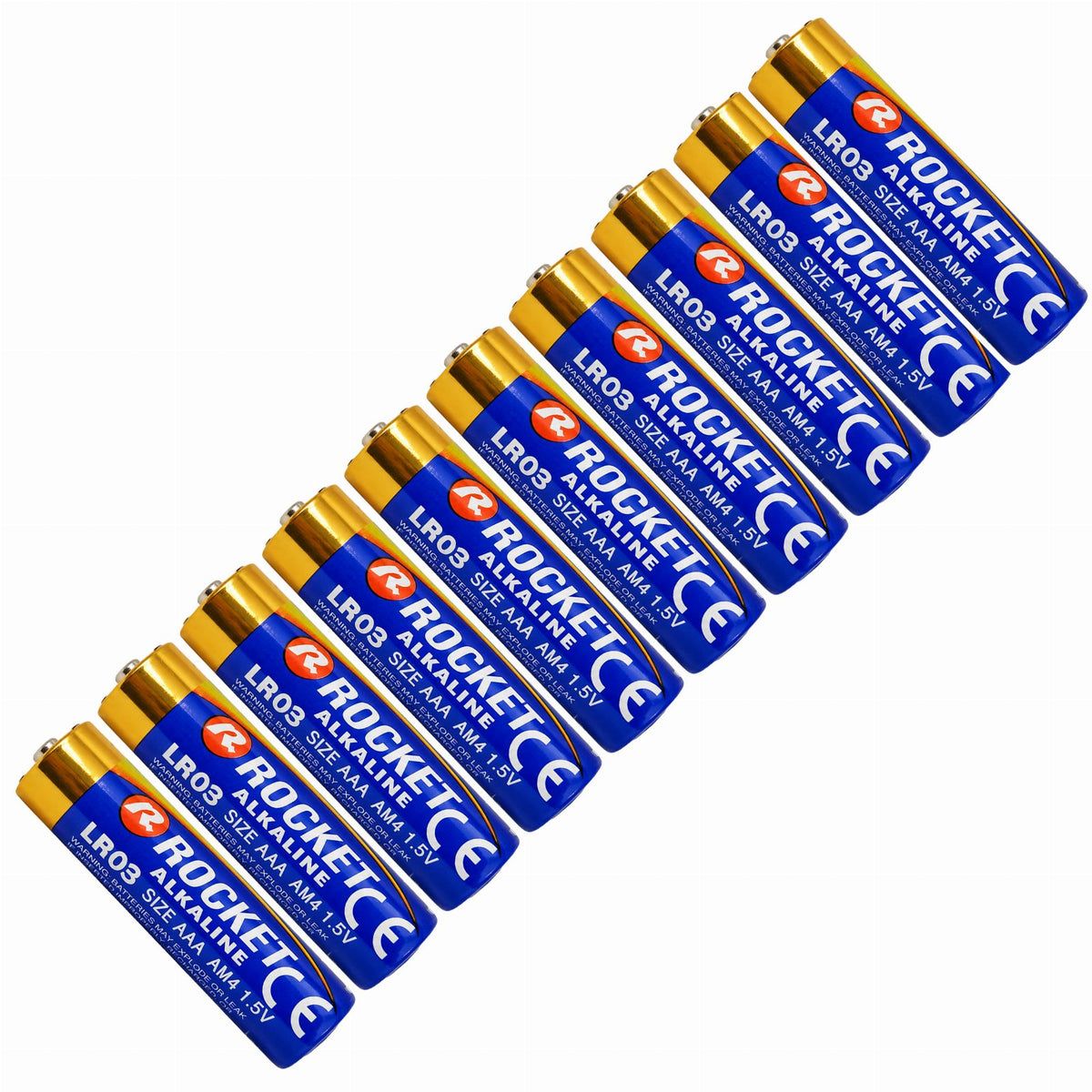 Alkaline AAA LR03 1.5V Batteries 10 pcs