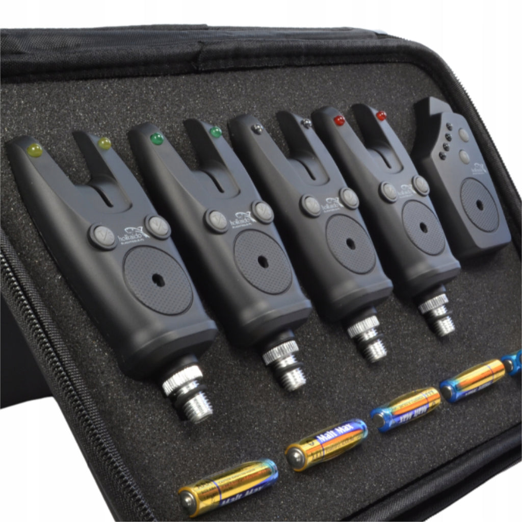 Kalastushammustuse alarmide komplekt 4+1 W12051