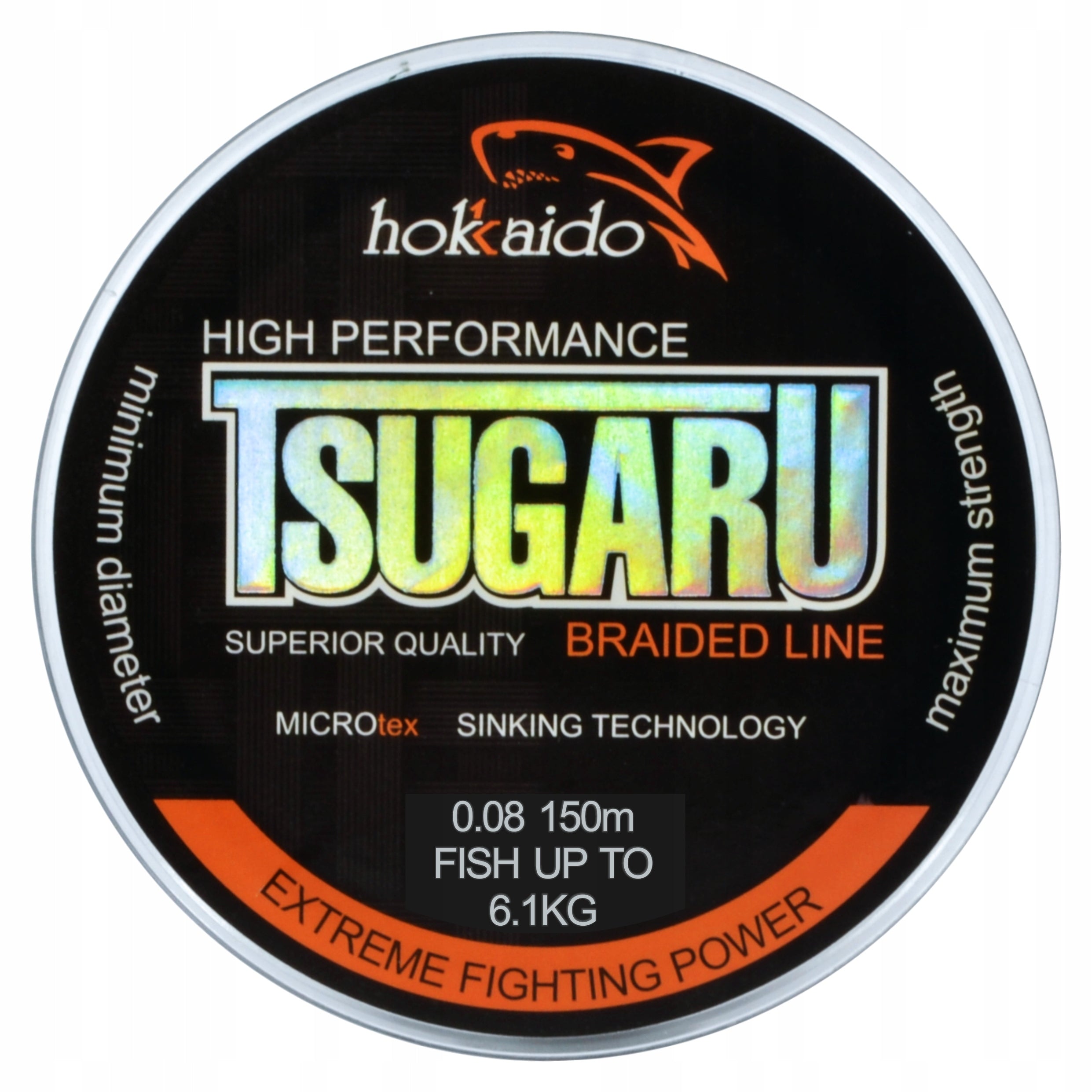 TSUGARU punutis 0.08mm 150m 6.1kg mikro tekstiil