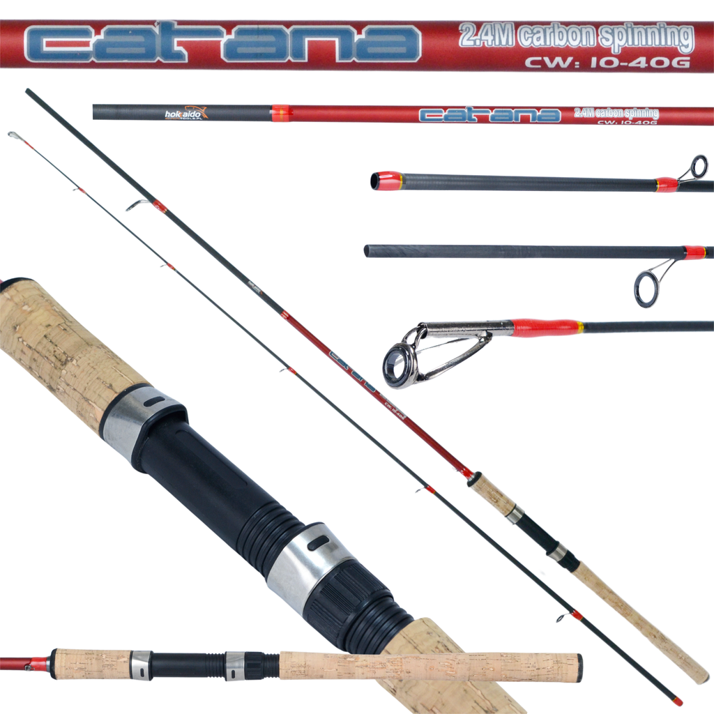 Hokkaido Catana Carbon spinningurits 2.4m 10-40g