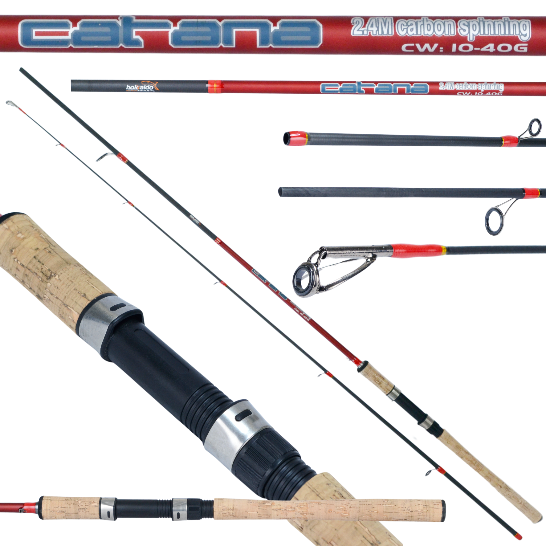 Hokkaido Catana Carbon spinningurits 2.4m 10-40g