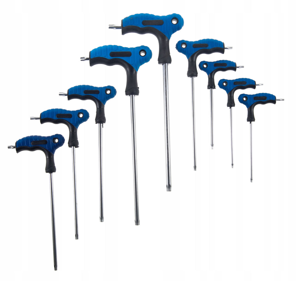 Blacktools Premium T-käepidemega Torx-võtmete komplekt 9 tk T10–T50 30110