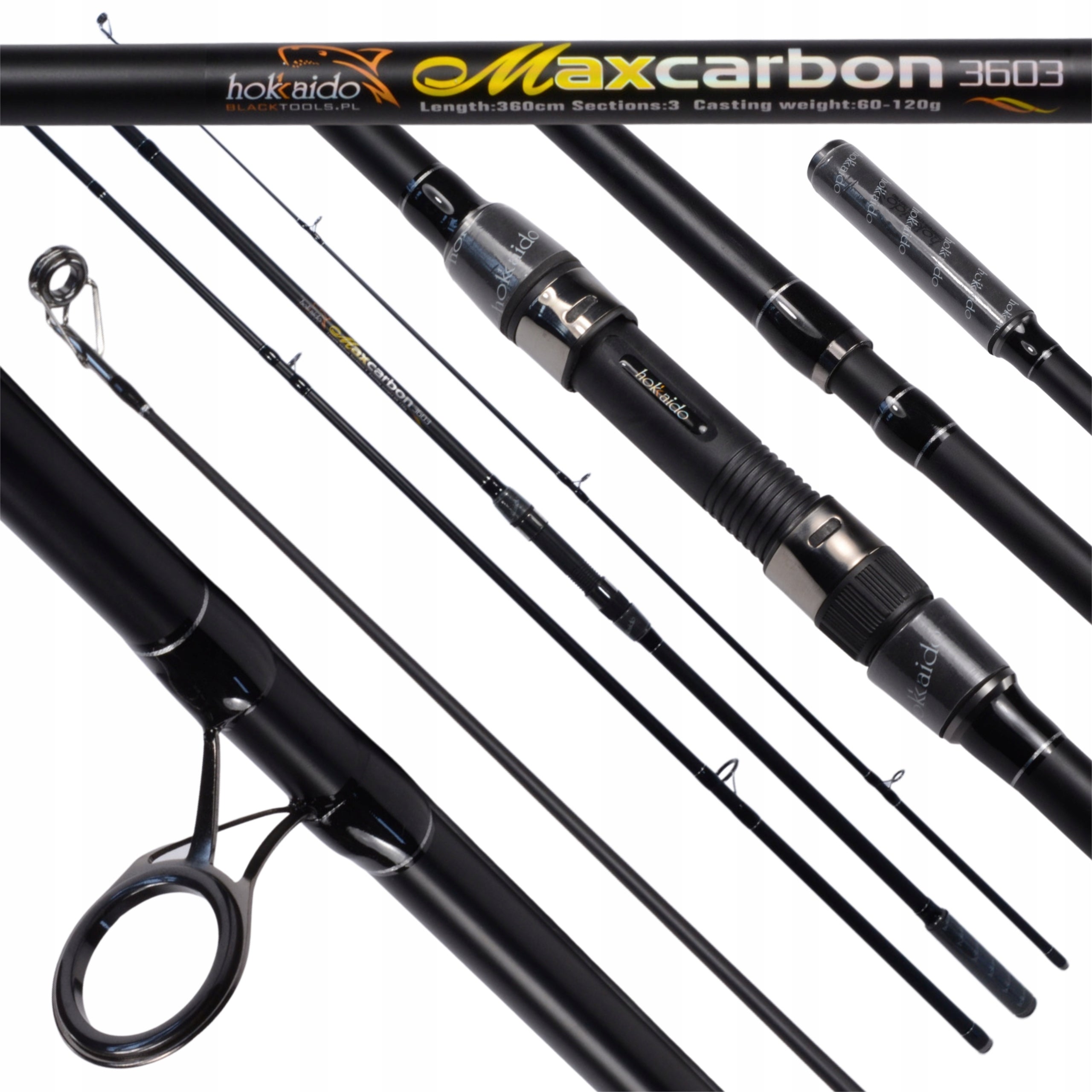 Hokkaido Maxcarbon karbivarras 3,6m 60-120g Pre