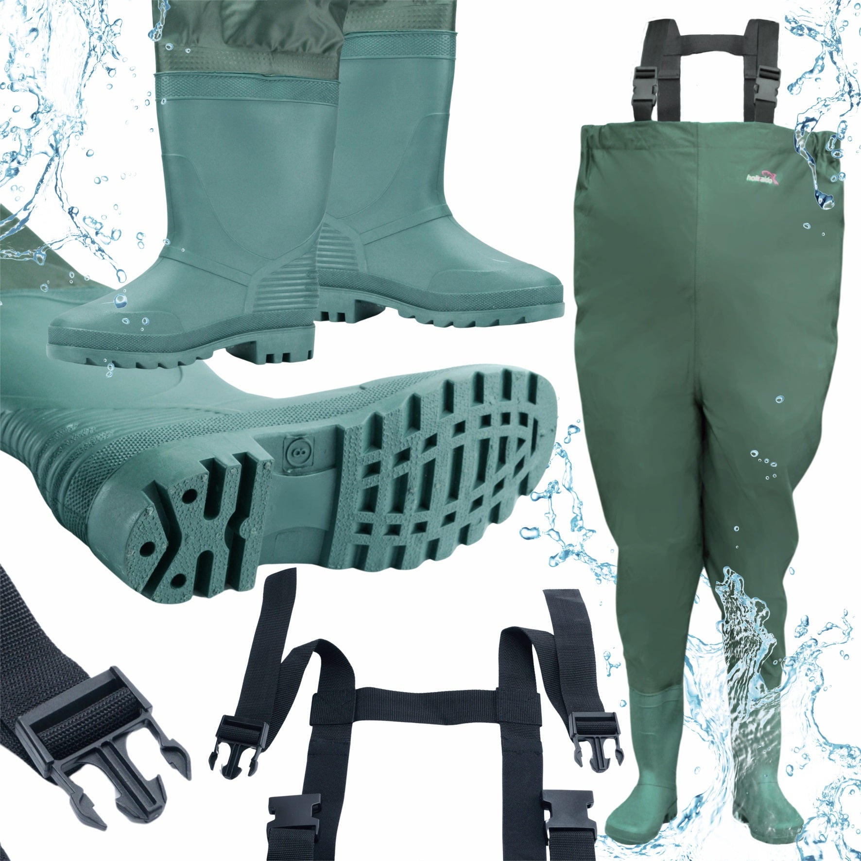 Kalamehe kummikud, traksid, Hokkaido veekindlad püksid, suurus 41