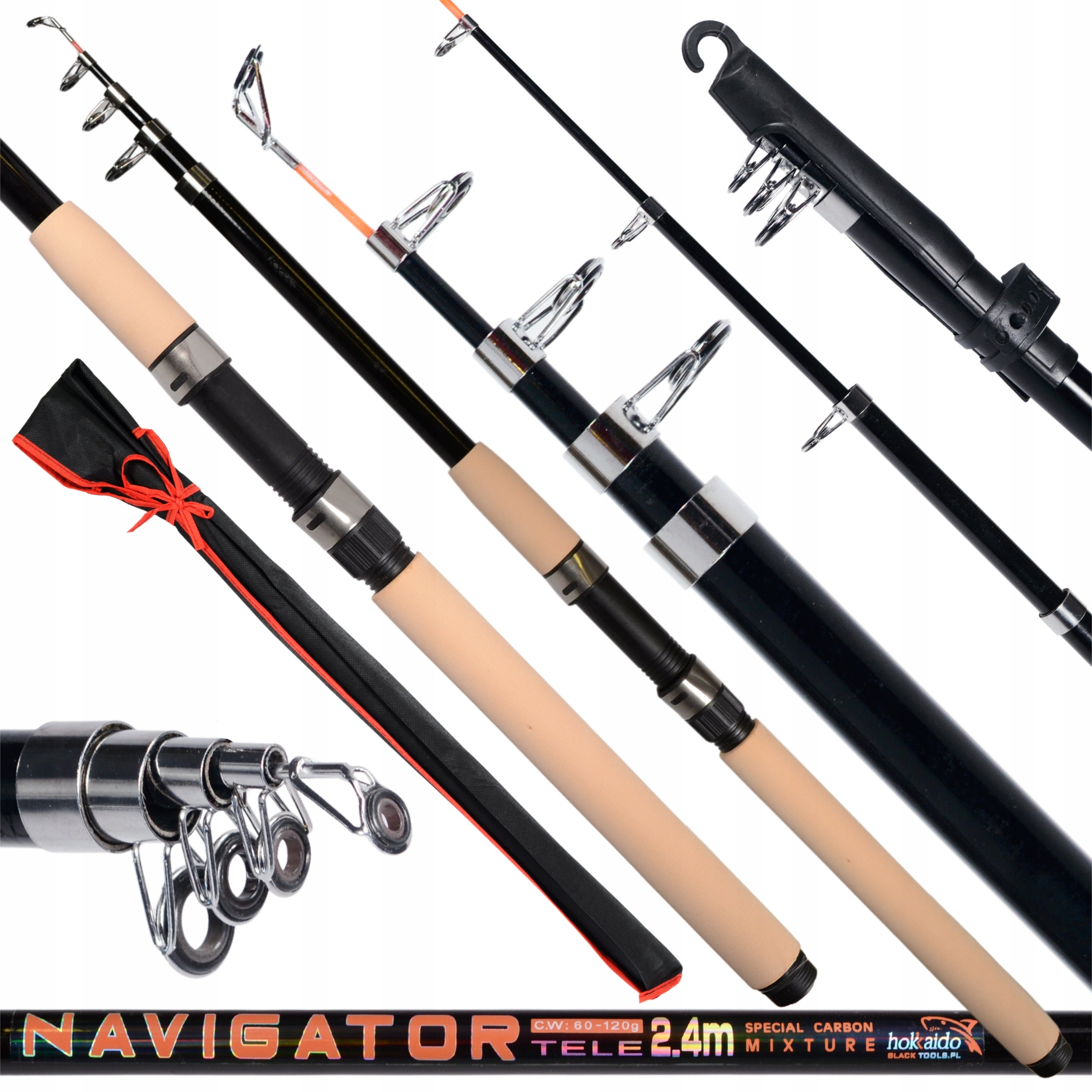 Hokkaido Navigator Telescopic Rod 2.4M