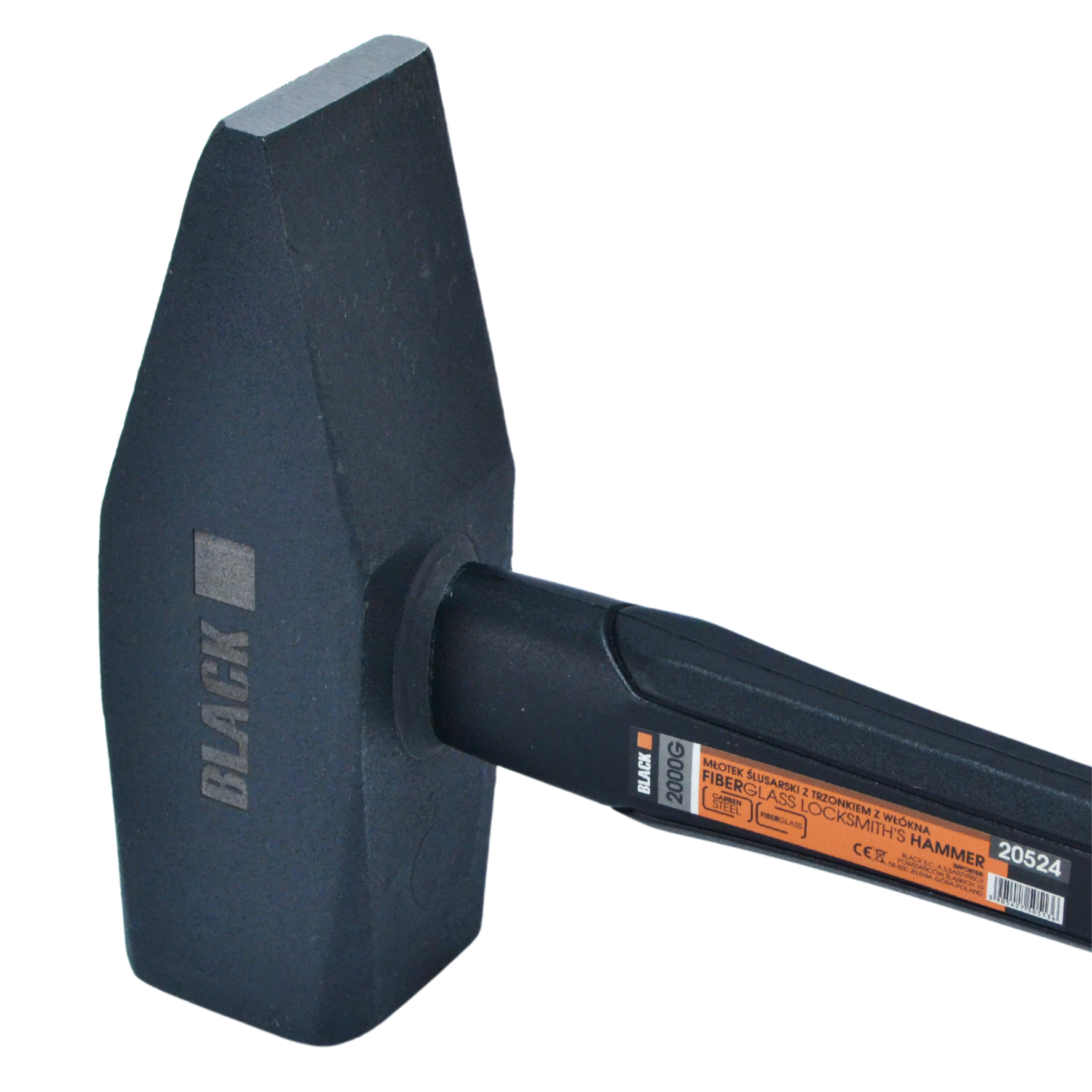 Black lukksepa klaaskiust haamer 600g (0.6kg)