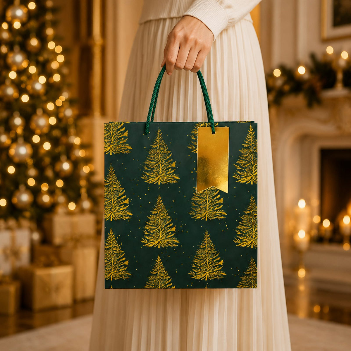 Christmas Gift Bags for Santa Presents under the Tree