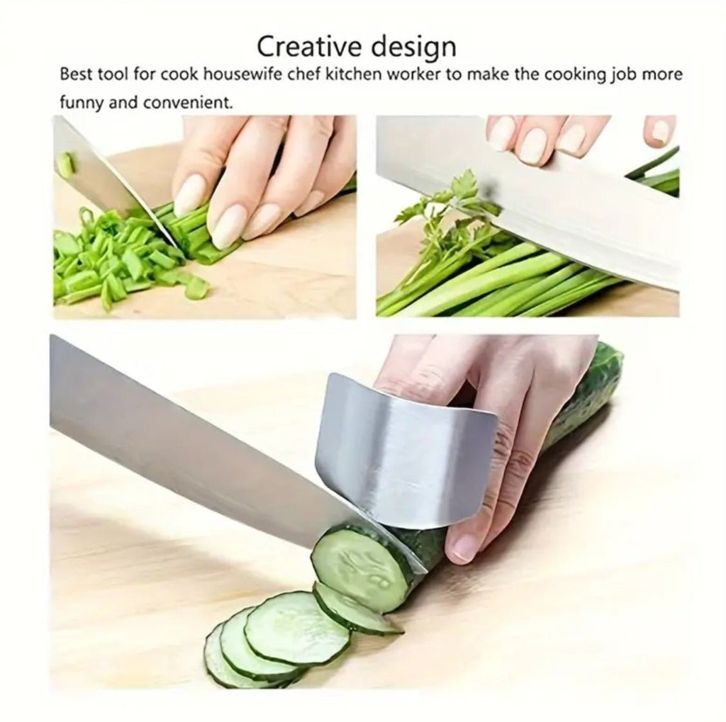 Metal Finger Guard for Vegetable Cutting (1 tk)
