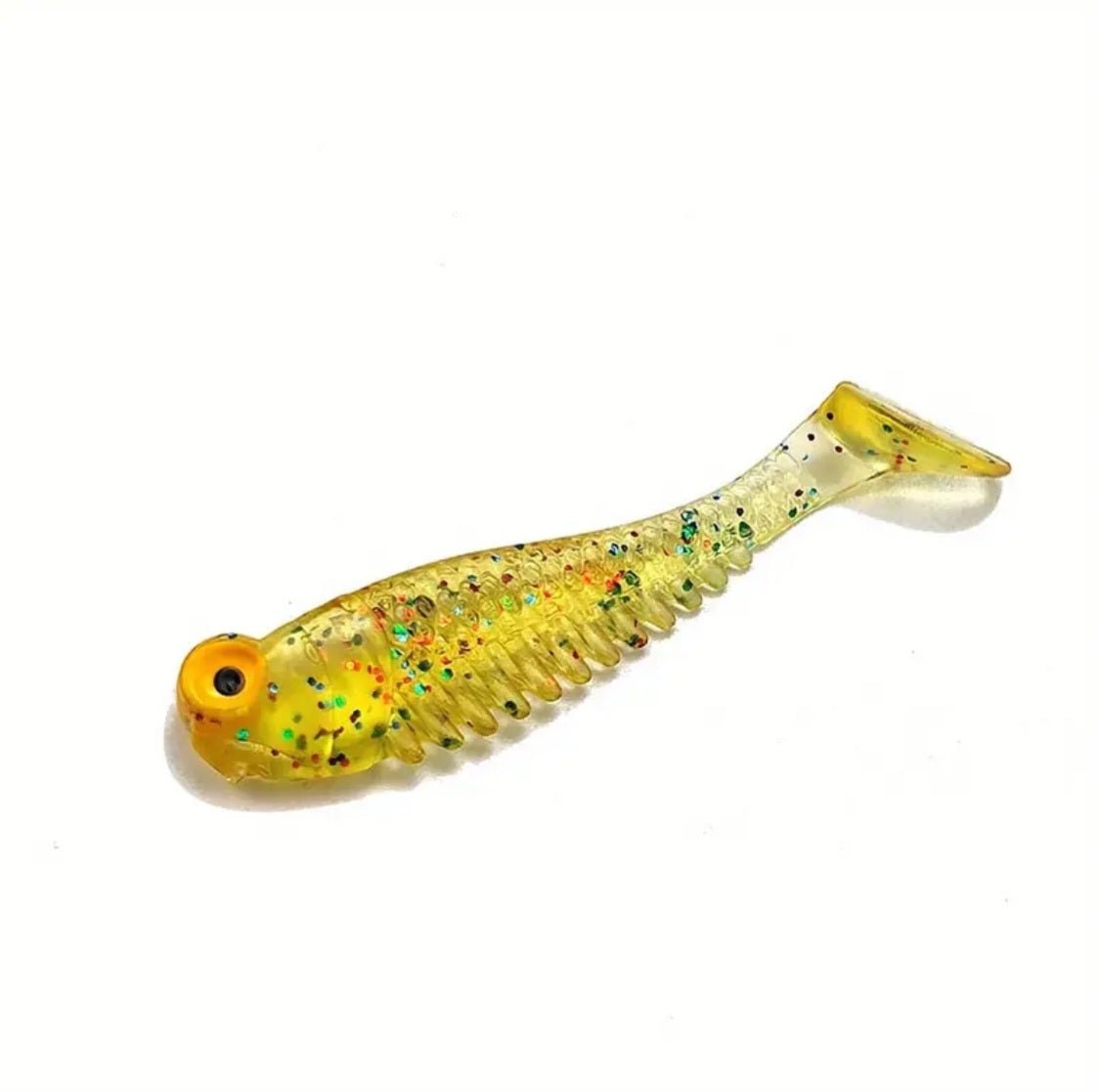 10 tk pehmed bioonilised T-sabaga kalapüügipeibutised 5x1 cm (10 tk)