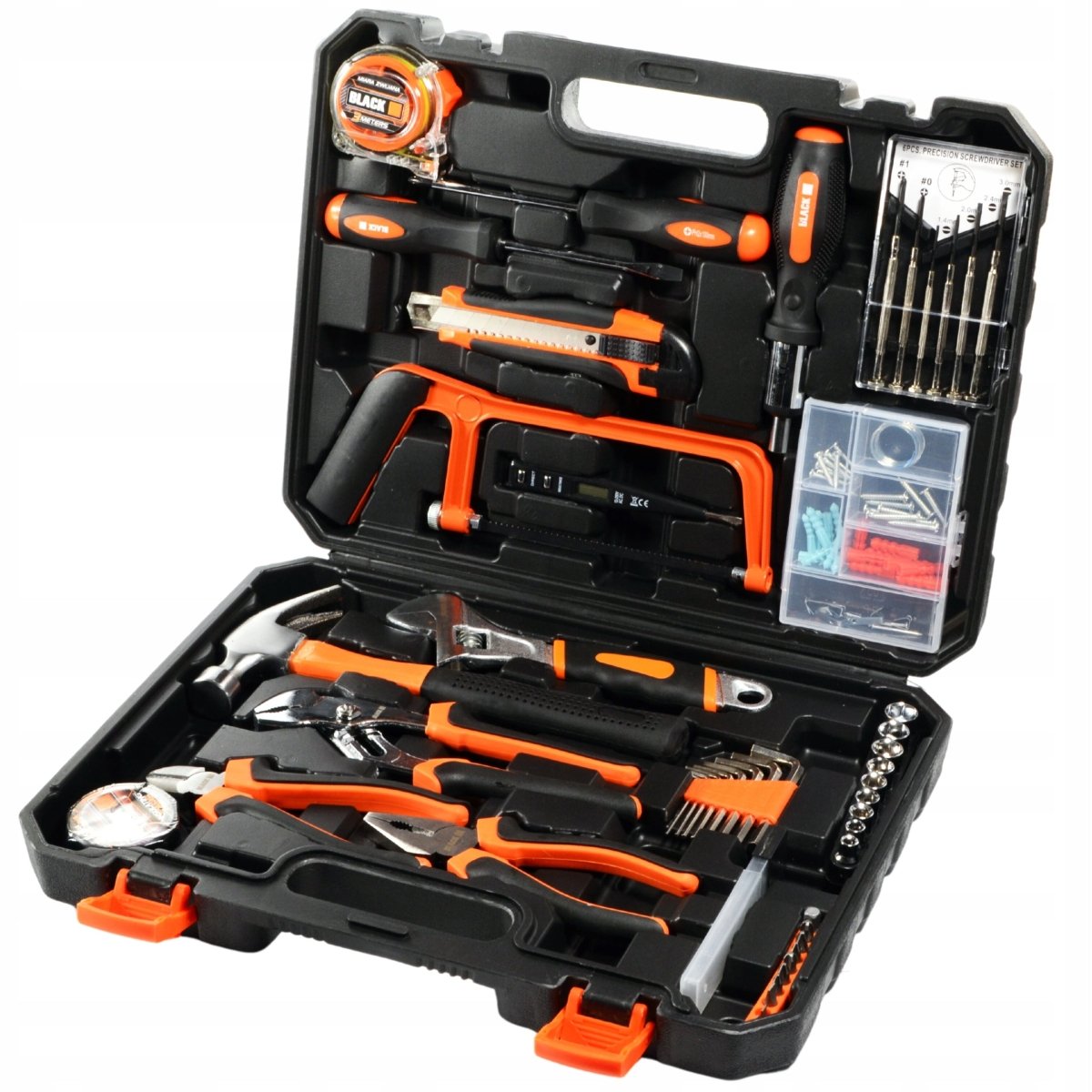 100-osaline tööriistakomplekt kohvriga