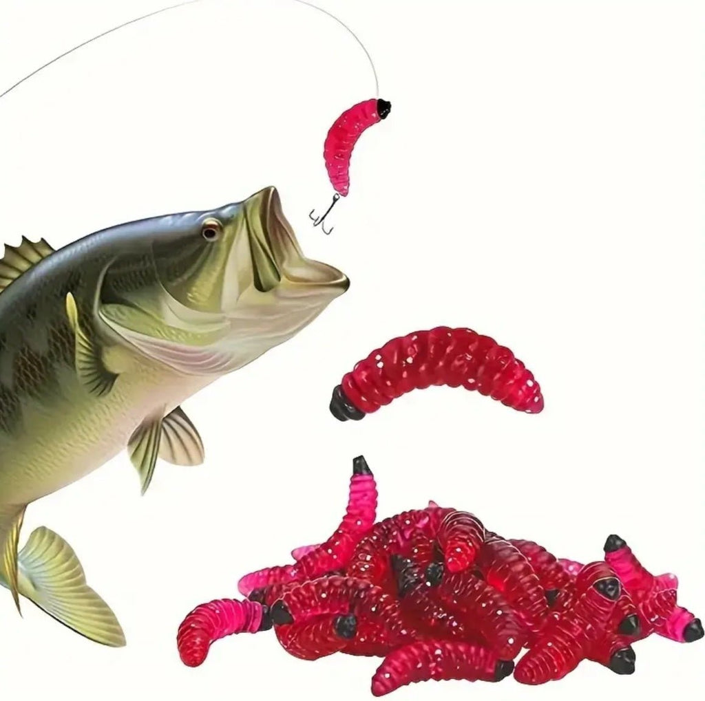 100 tk bionilised pehmed usslandid kunstlikud lendõnge söödad