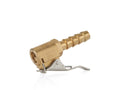 Brass valve connector for inflator pump, 8 mm