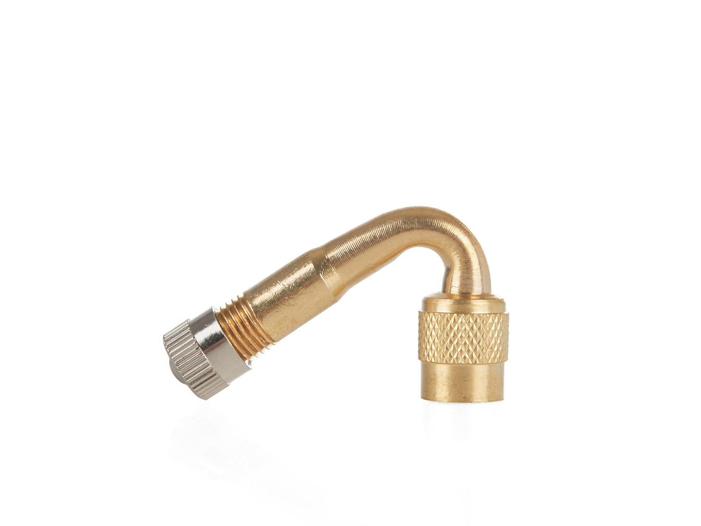 45° angle brass inflator pump valve extension