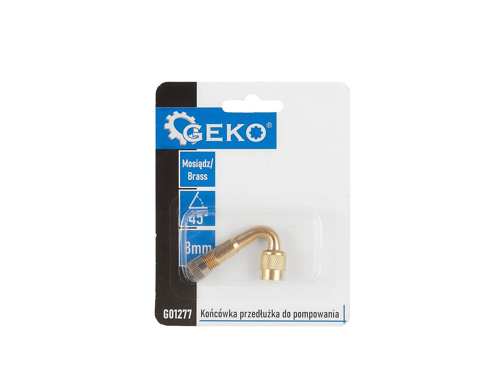 45° angle brass inflator pump valve extension