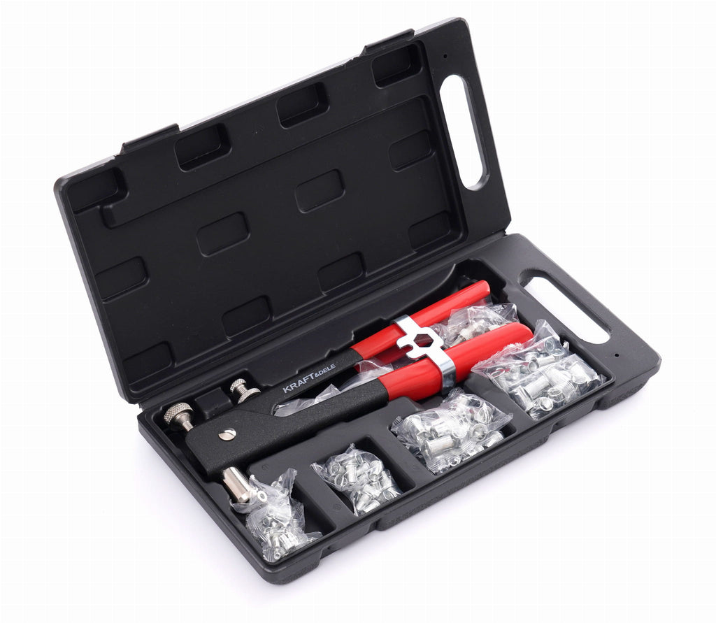 Hand riveter for rivet nuts 106pcs. KD10555