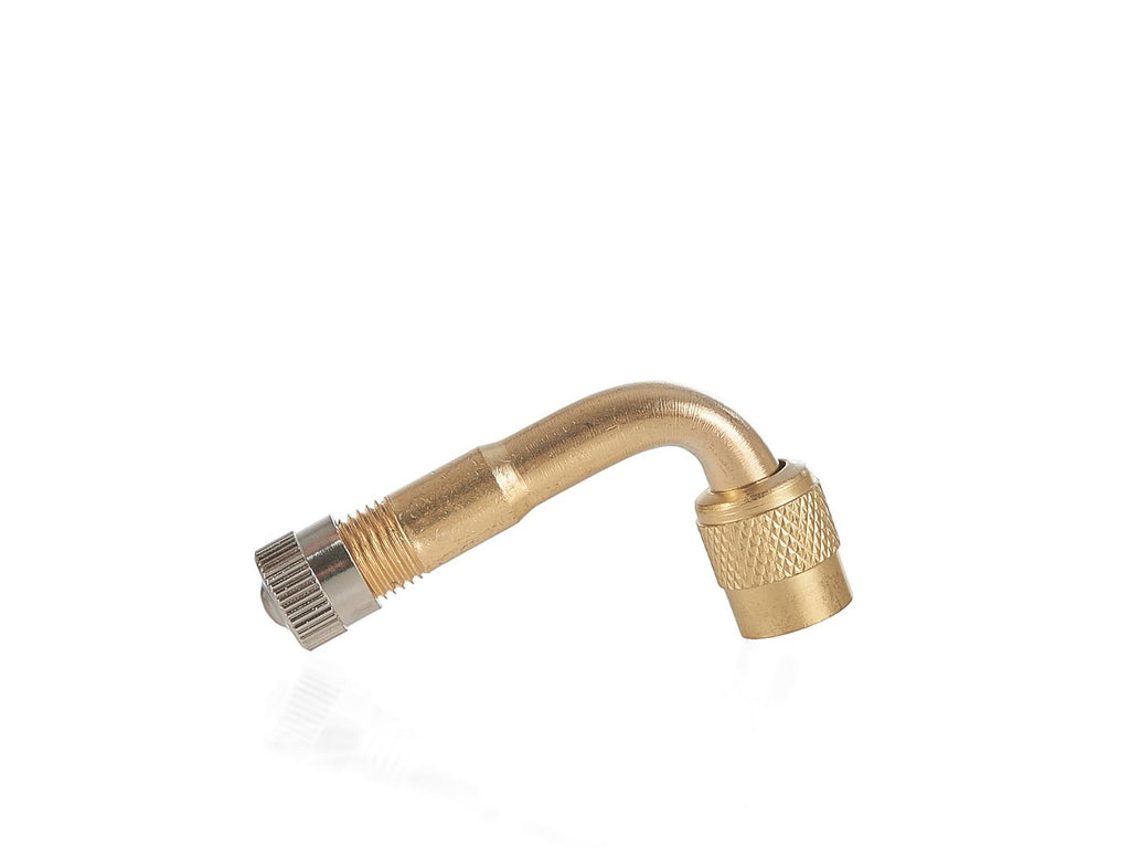 90-degree angle brass inflator pump valve extension