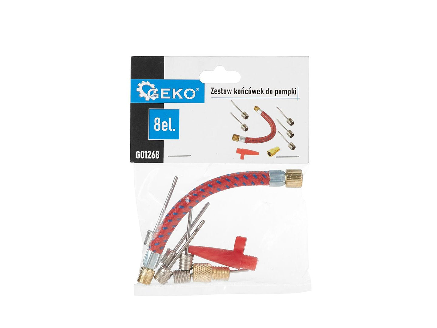 8pcs Air Pump Accessories Set (Needles, Hose and Adapters)