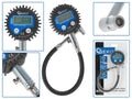Digital pressure gauge with hose