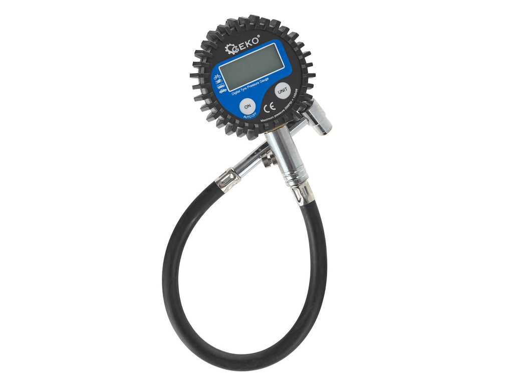 Digital pressure gauge with hose