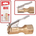 Brass inflator pump valve connector 8 mm 1/4"