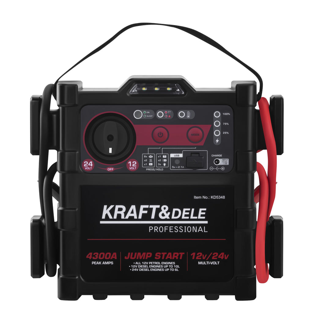 Jump starter 12V/24V 4300A KD5348