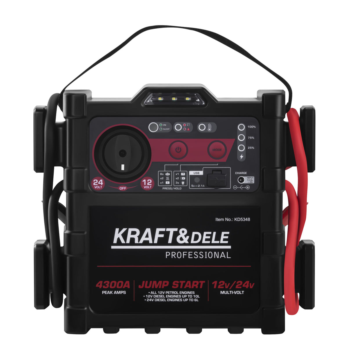 Jump starter 12V/24V 4300A KD5348