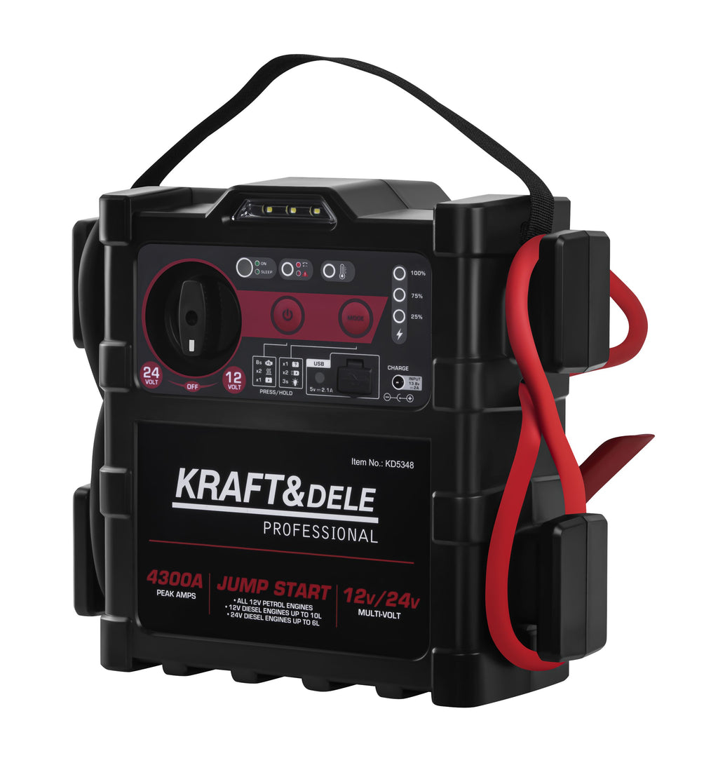 Jump starter 12V/24V 4300A KD5348