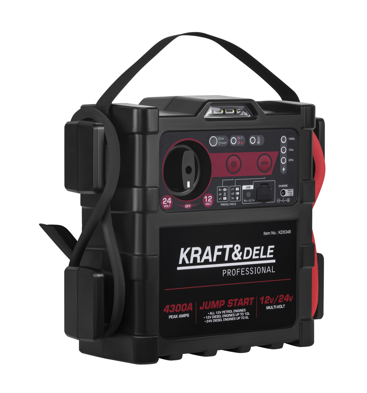 Jump starter 12V/24V 4300A KD5348